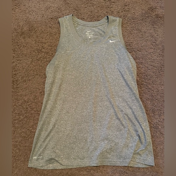 Nike Women's Heather Gray Tank Top - Picture 1 of 3